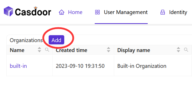 إضافة دردشات-Casdoor