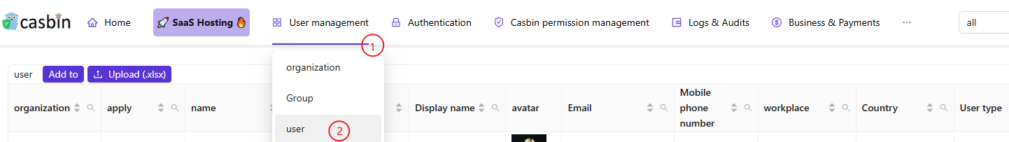 Додавання користувача
